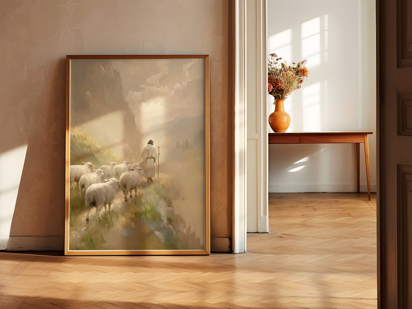 He Leadeth Me | Signed Handmade Art Print