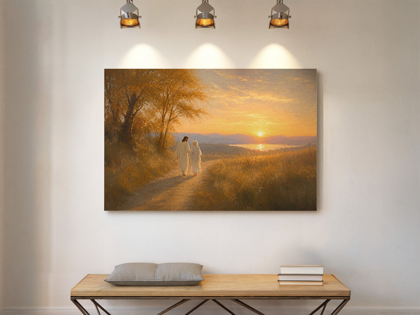 He Walked Me Home | Canvas Artwork