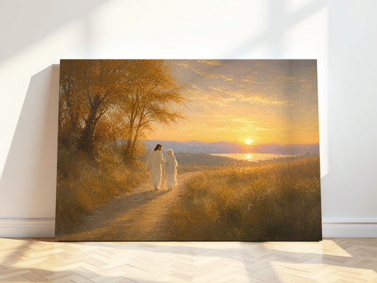 He Walked Me Home | Canvas Artwork