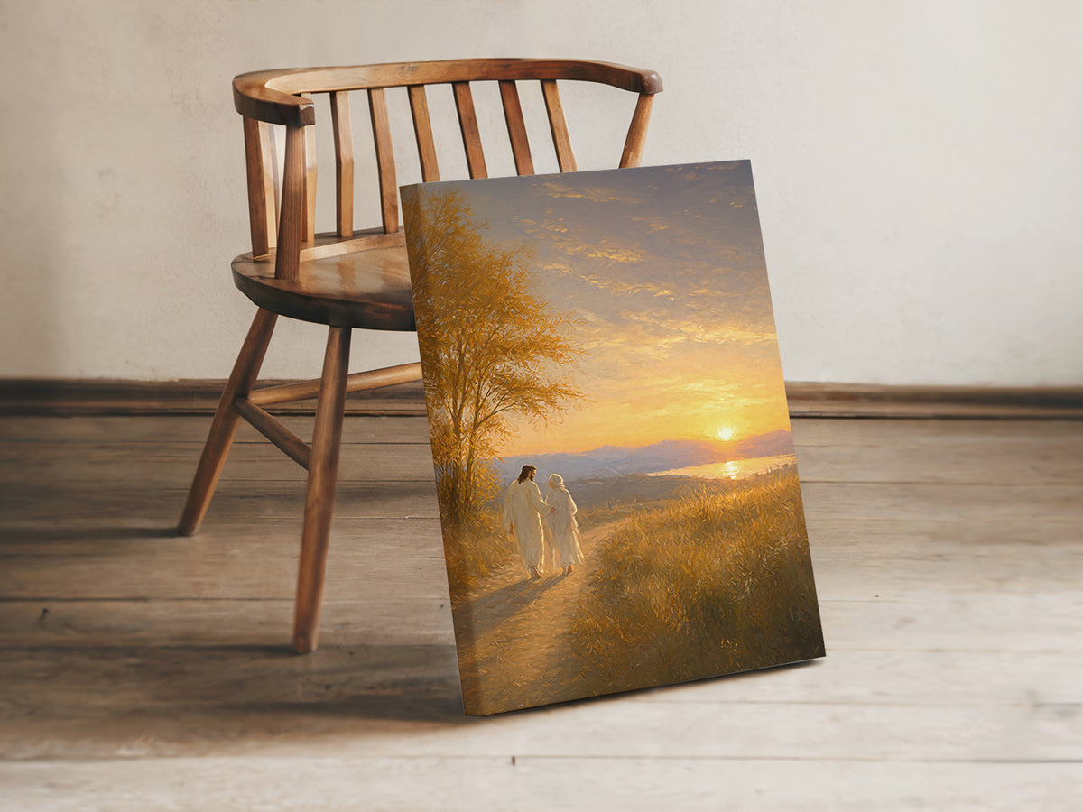 He Walked Me Home | Canvas Artwork