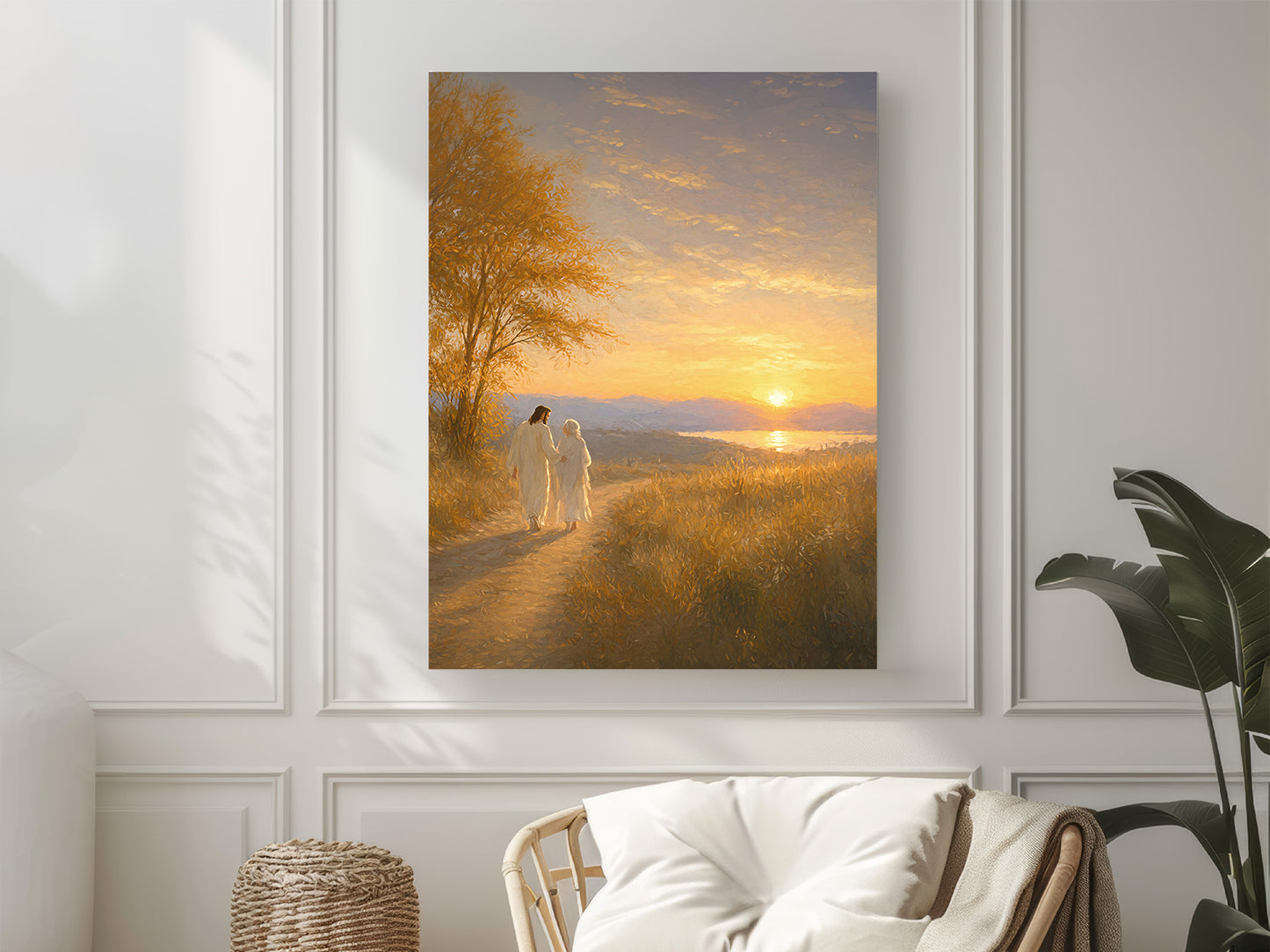 He Walked Me Home | Canvas Artwork