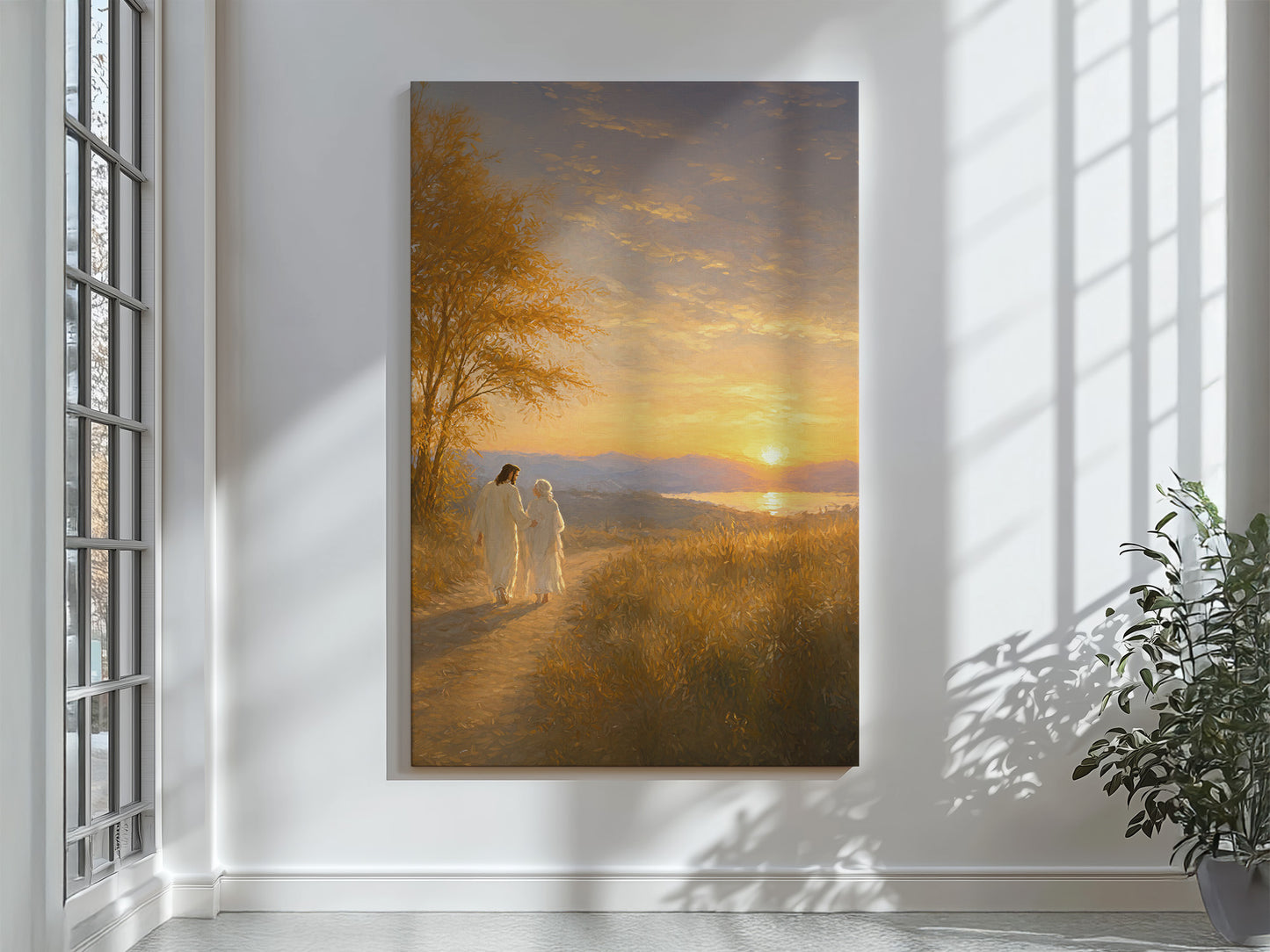 He Walked Me Home | Canvas Artwork