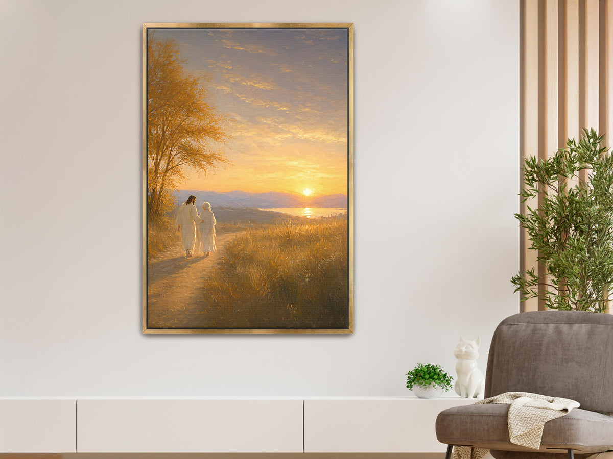 He Walked Me Home | Canvas Artwork