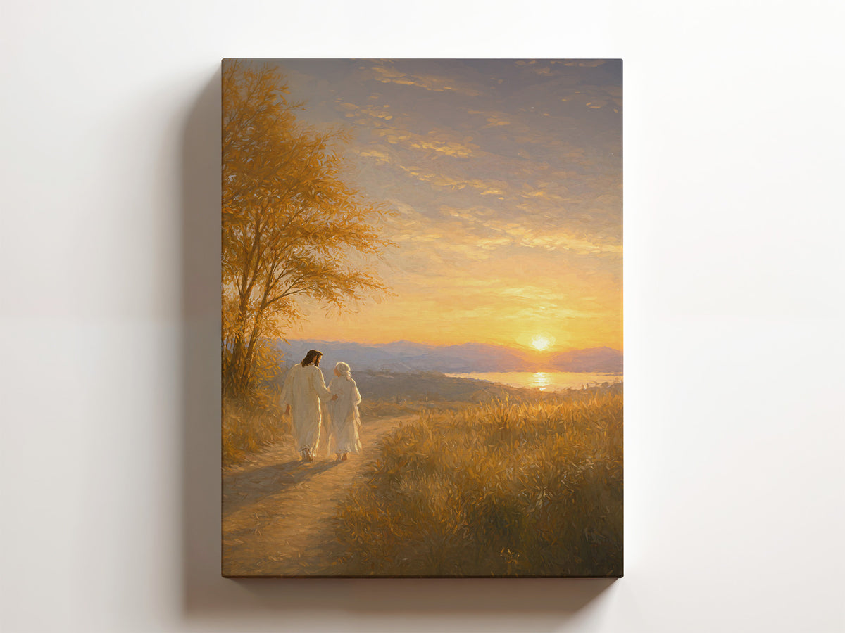 He Walked Me Home | Canvas Artwork