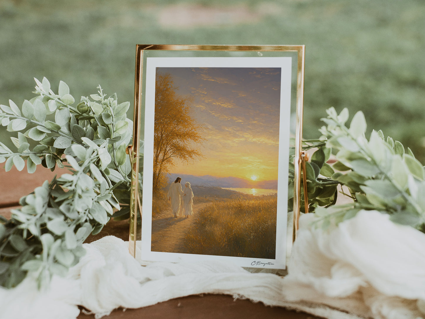 He Walked Me Home | Signed Handmade Art Print
