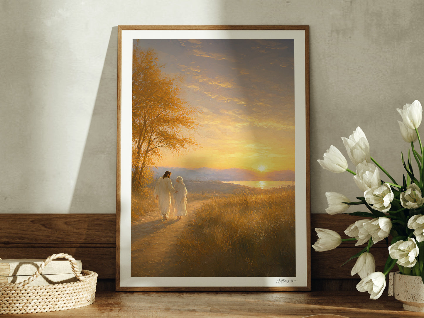 He Walked Me Home | Signed Handmade Art Print