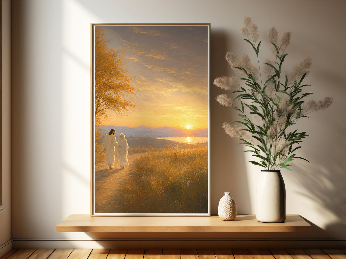 He Walked Me Home | Signed Handmade Art Print