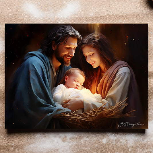 Heilige Familie (Digitaler Kunstdruck-Download)