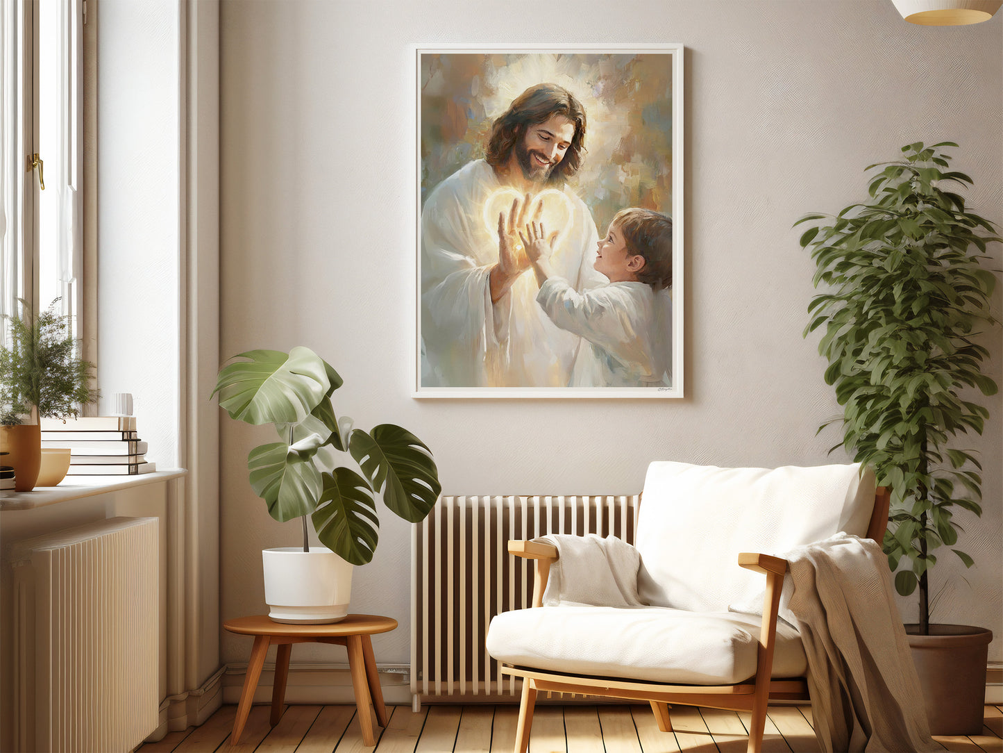 In His Hands | Signed Handmade Art Print