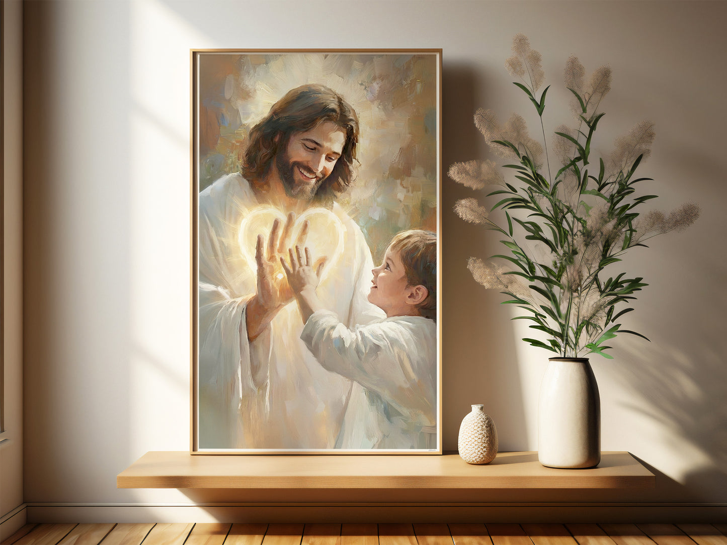 In His Hands | Signed Handmade Art Print