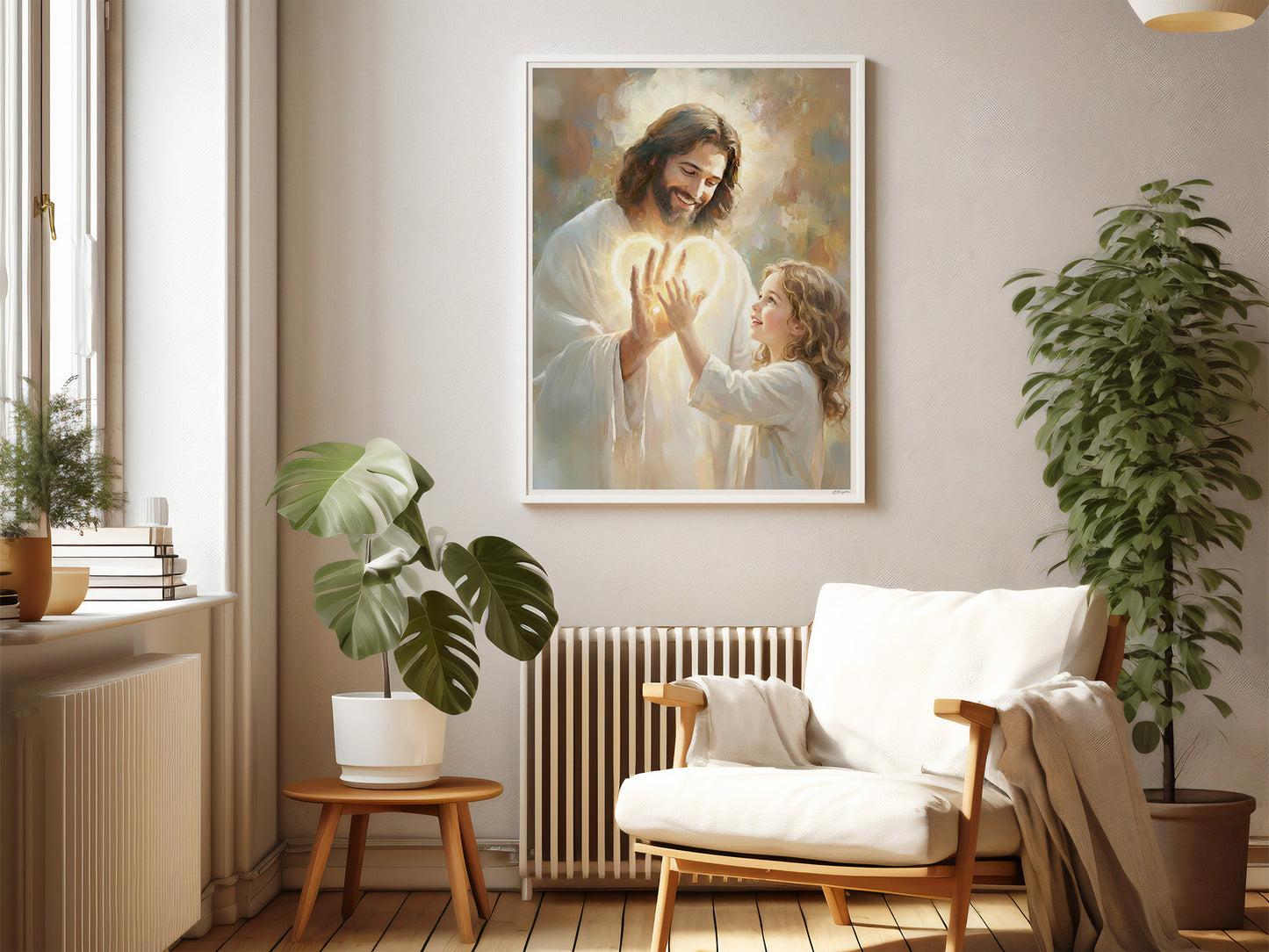 In His Hands | Signed Handmade Art Print