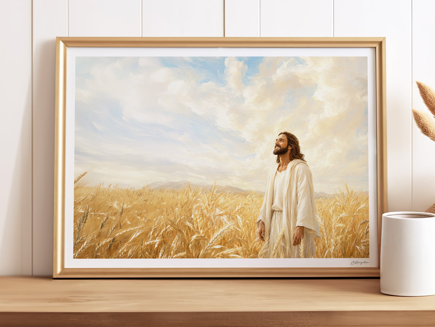 Thank You, Father | Signed Handmade Art Print