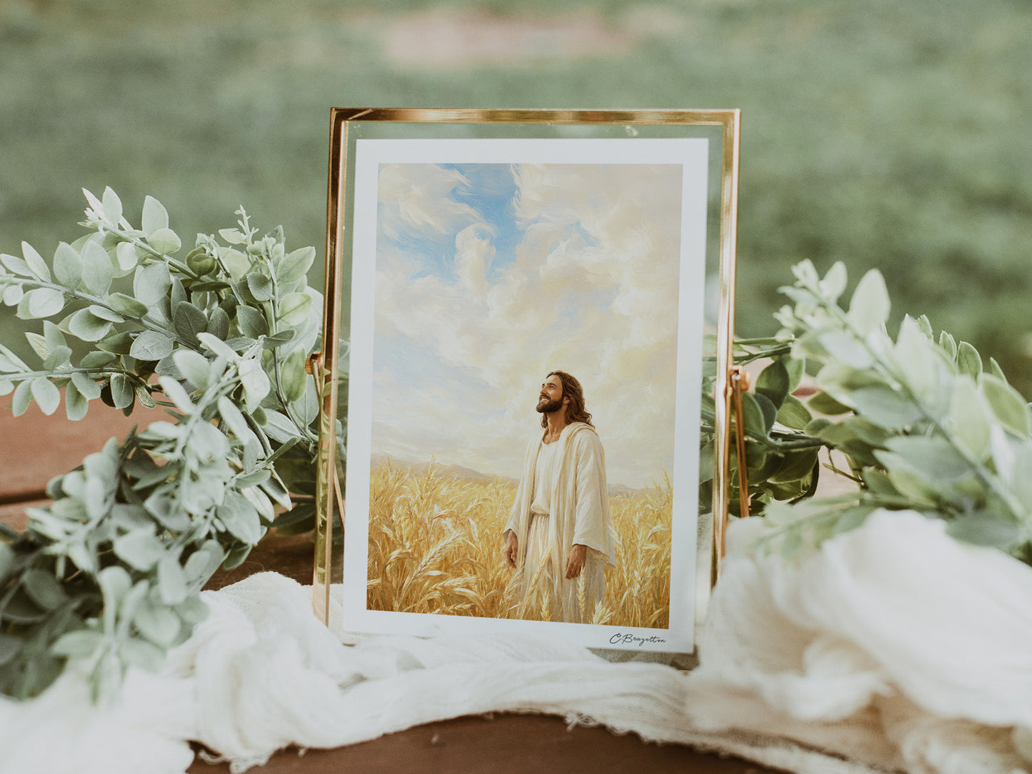 Thank You, Father | Signed Handmade Art Print