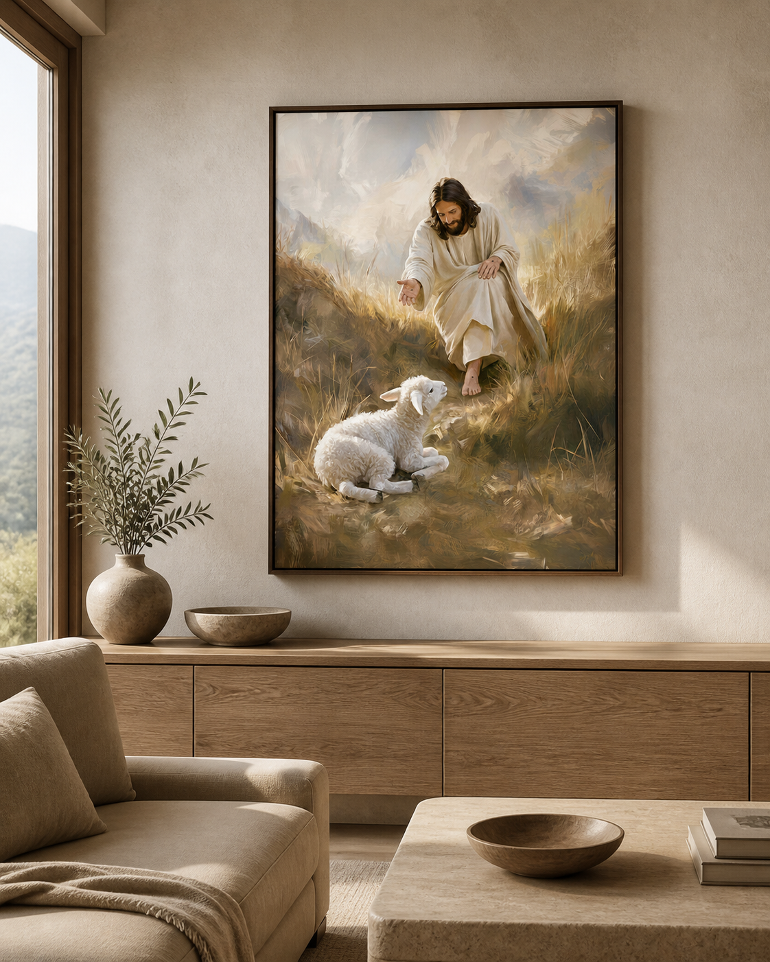 My Shepherd Rescued Me | Canvas Artwork