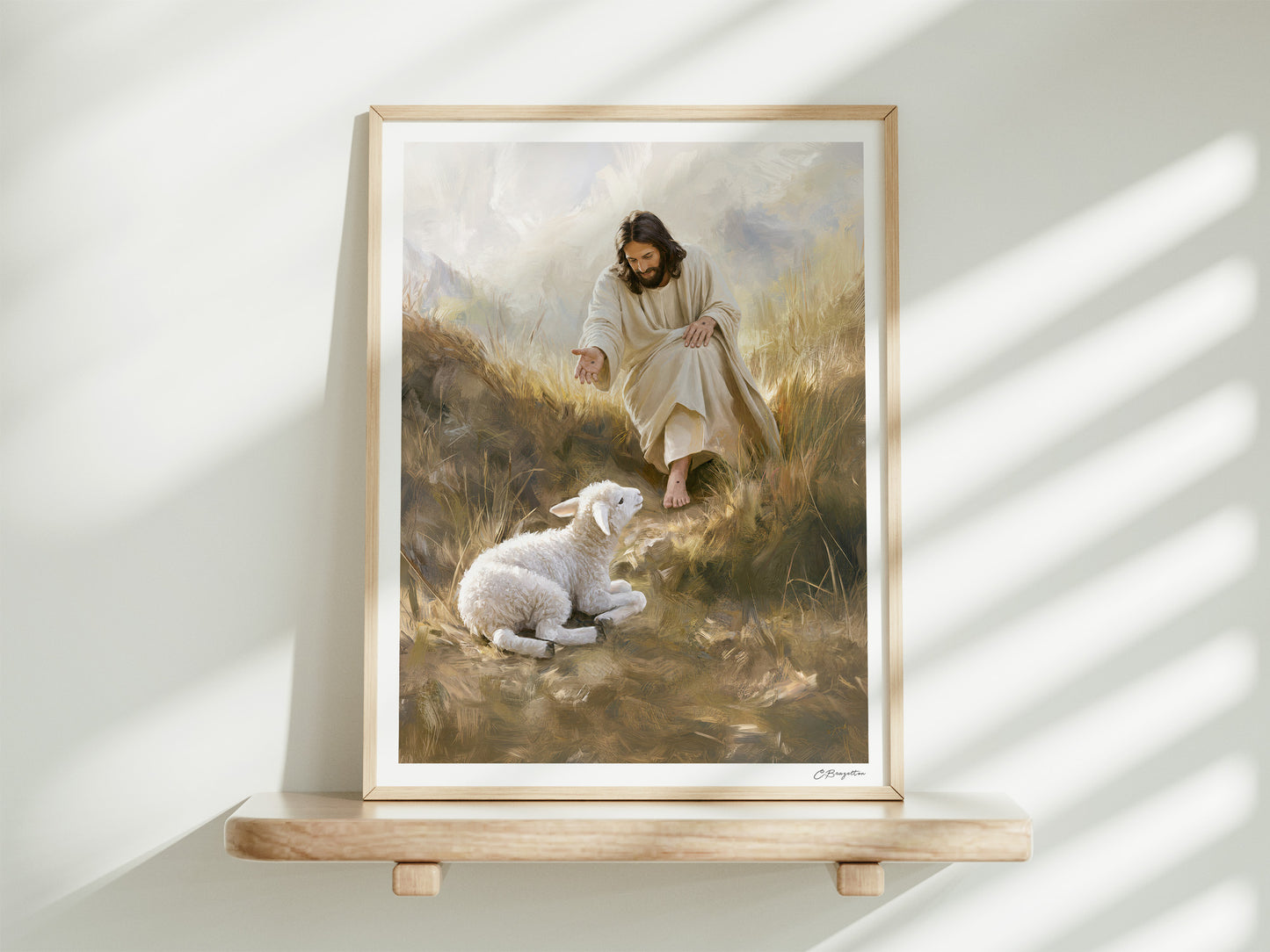 My Shepherd Rescued Me | Signed Handmade Art Print