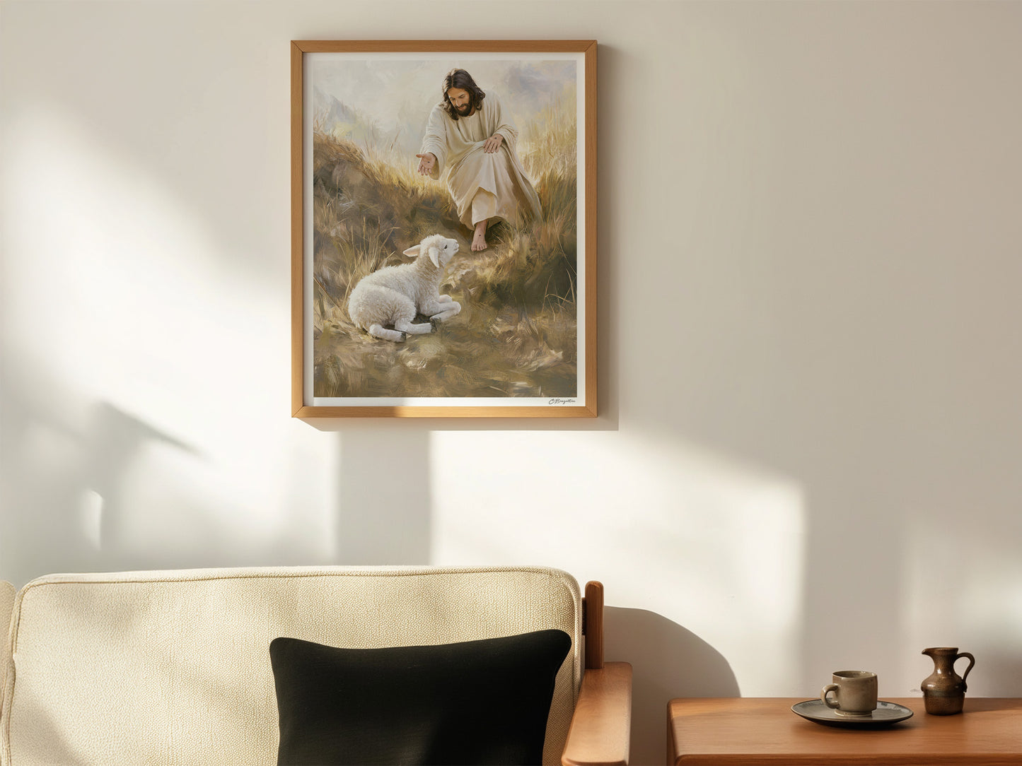 My Shepherd Rescued Me | Signed Handmade Art Print