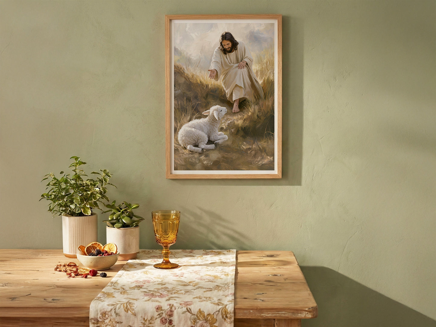 My Shepherd Rescued Me | Signed Handmade Art Print