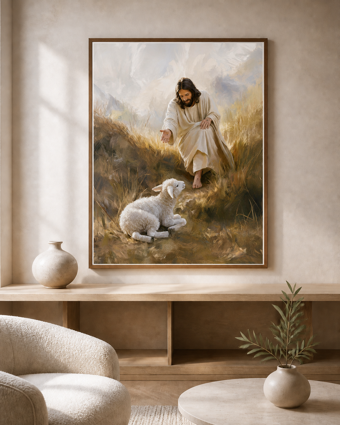 My Shepherd Rescued Me | Signed Handmade Art Print