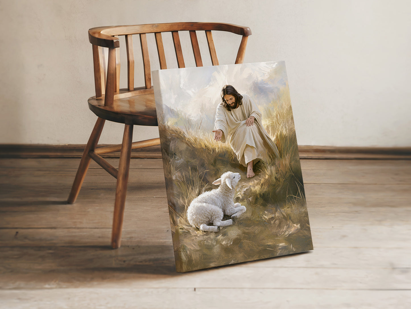 My Shepherd Rescued Me | Canvas Artwork