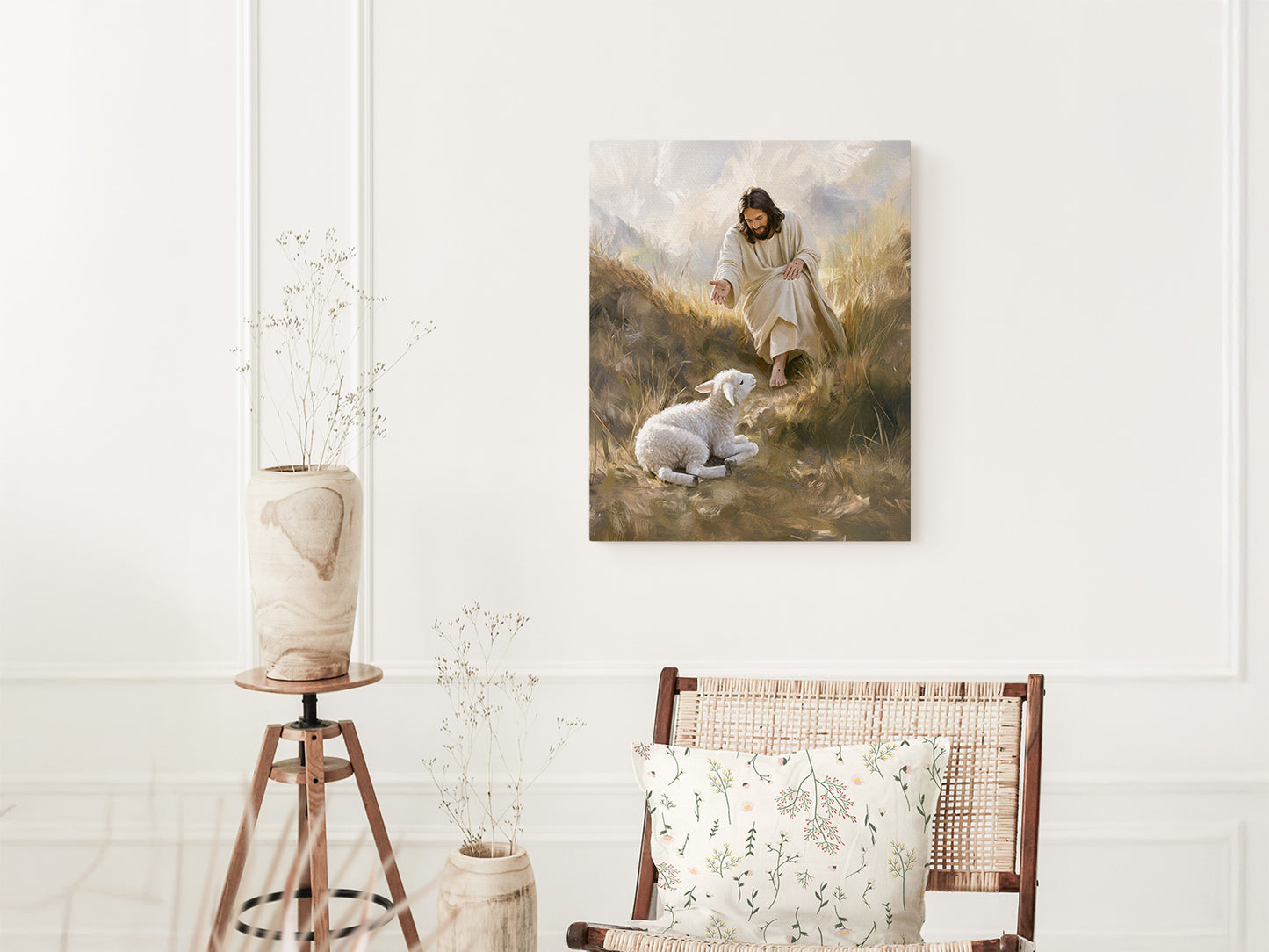 My Shepherd Rescued Me | Canvas Artwork