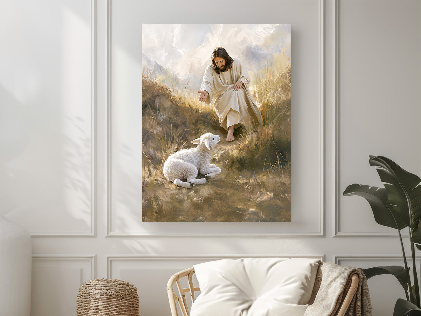 My Shepherd Rescued Me | Canvas Artwork