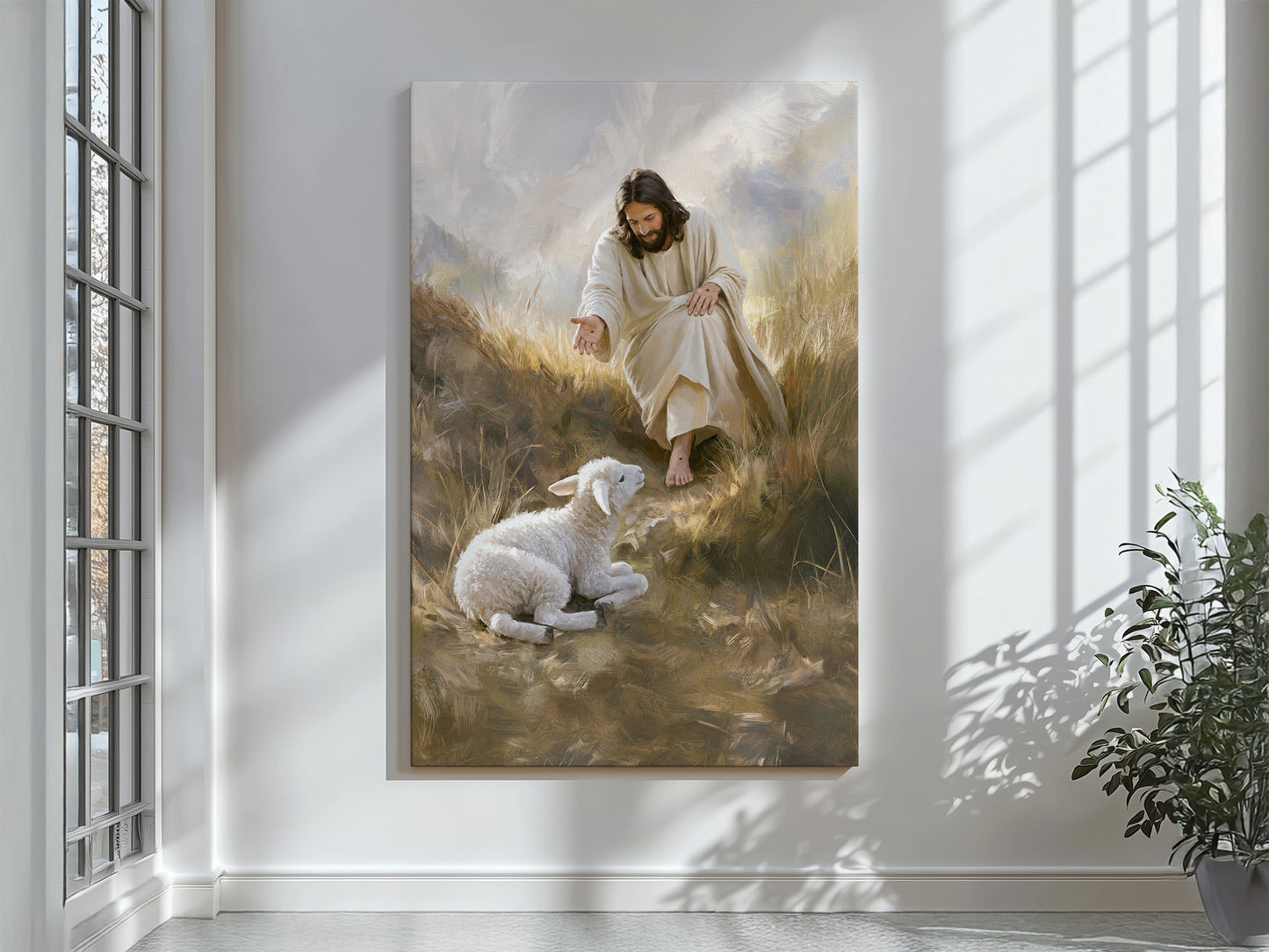 My Shepherd Rescued Me | Canvas Artwork