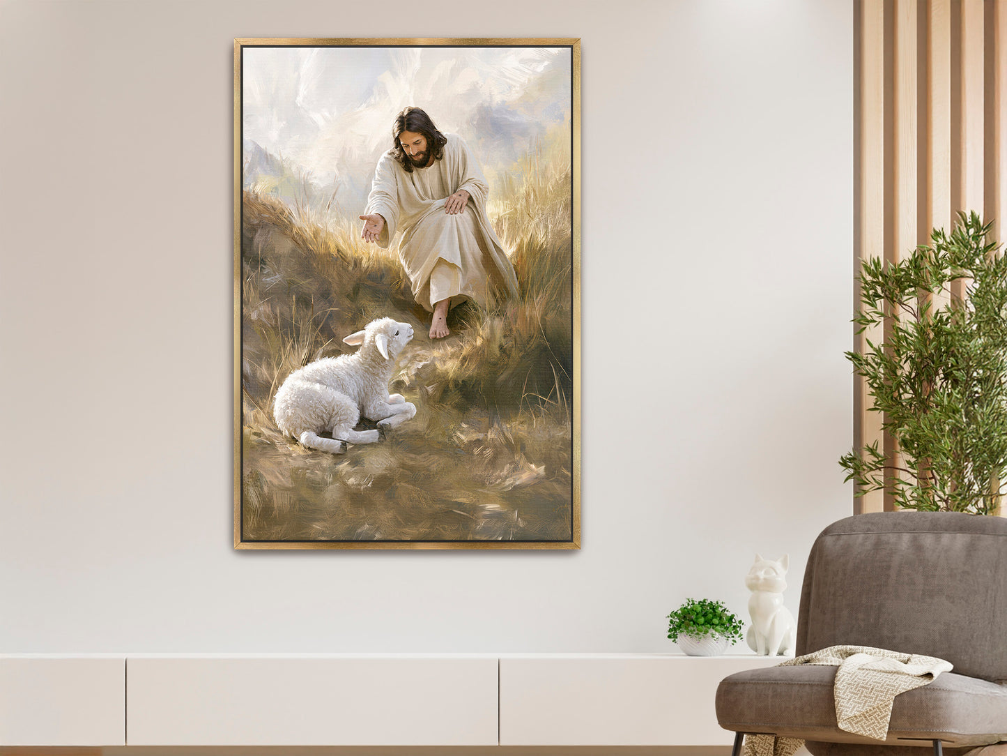 My Shepherd Rescued Me | Canvas Artwork