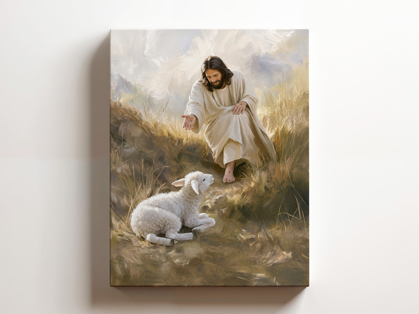 My Shepherd Rescued Me | Canvas Artwork