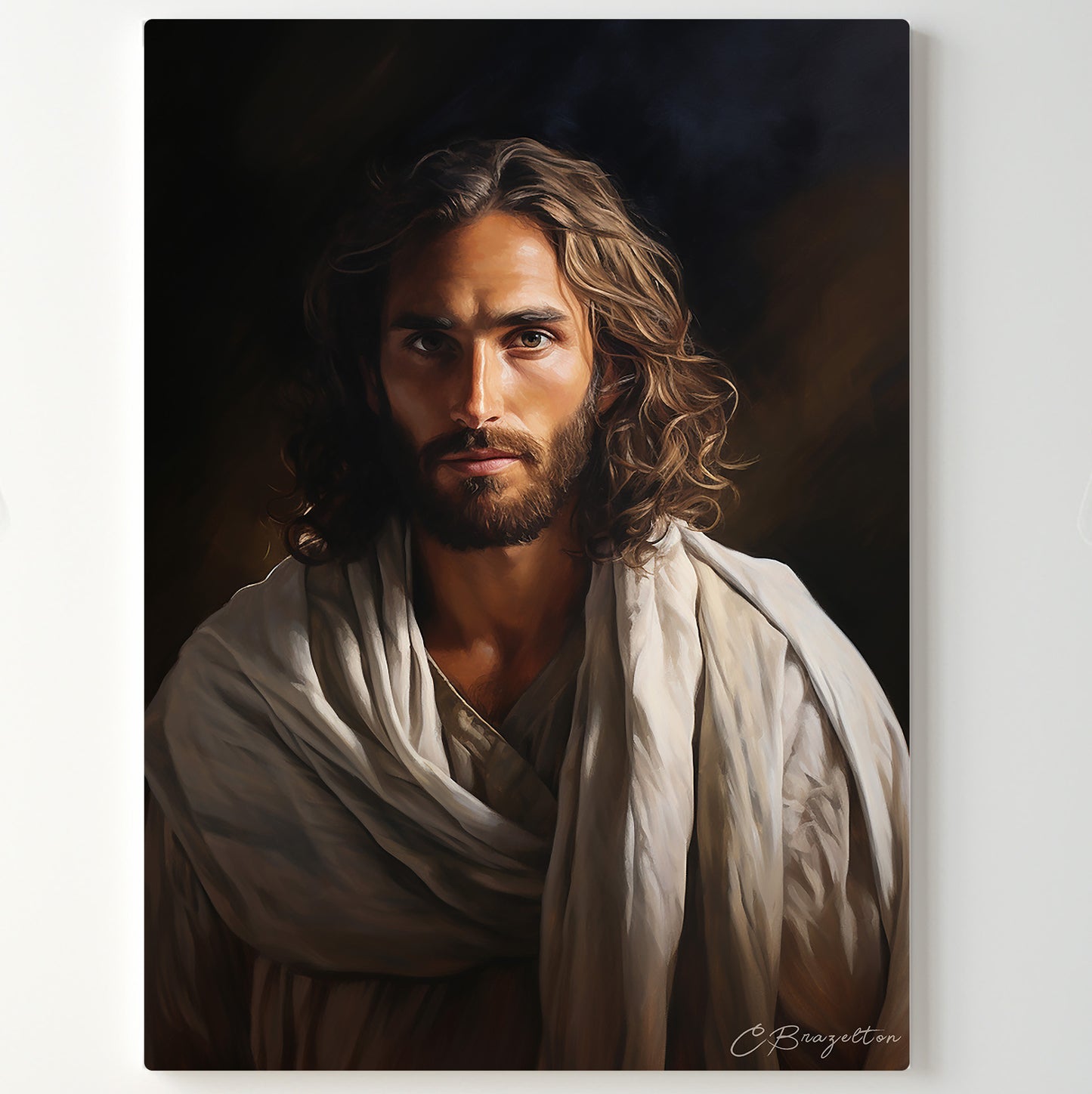 Retrato de Cristo #2 (Descarga de impresión de arte digital)