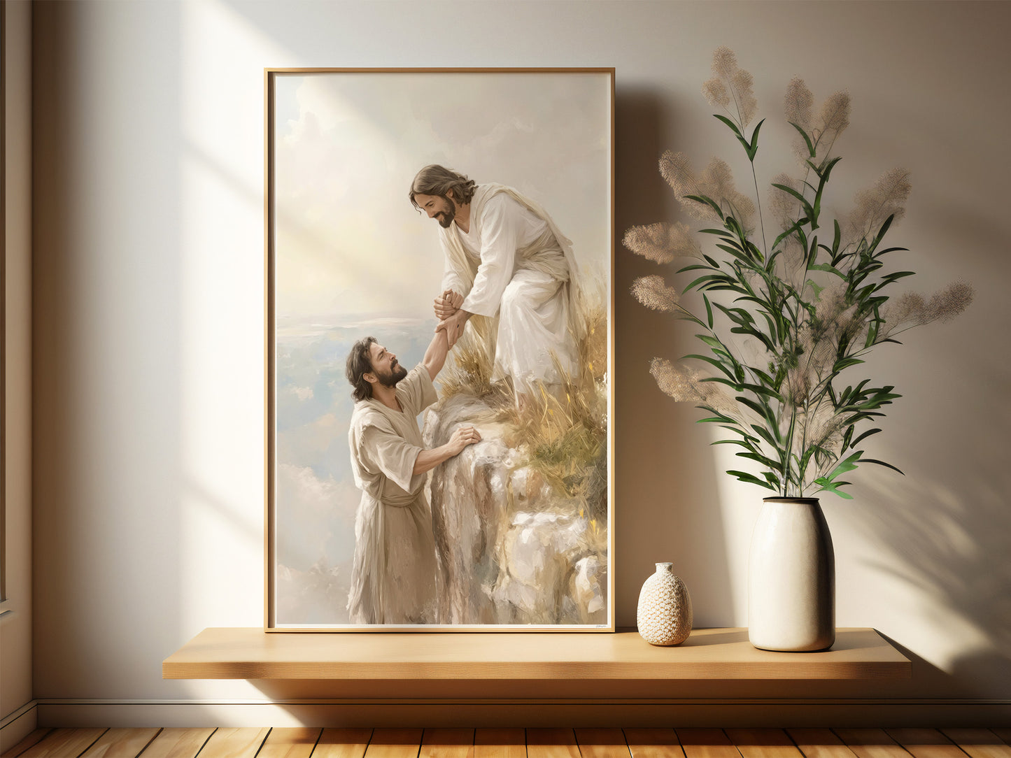 Reaching for Him #2 | Signed Handmade Art Print