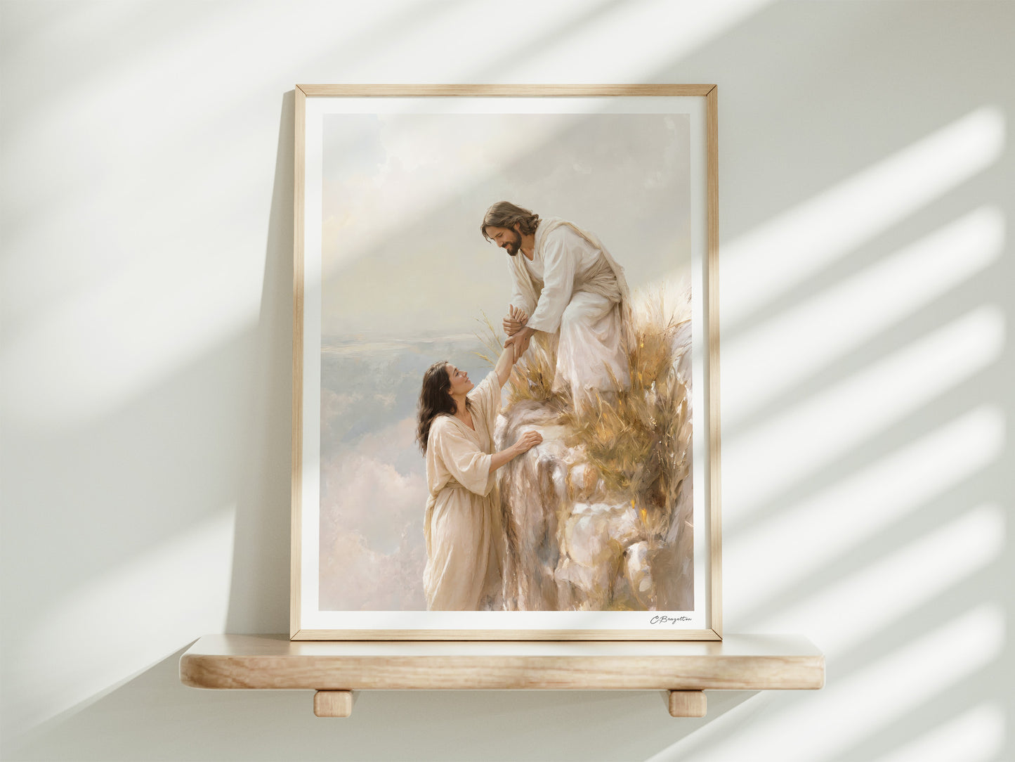 Reaching for Him #2 | Signed Handmade Art Print