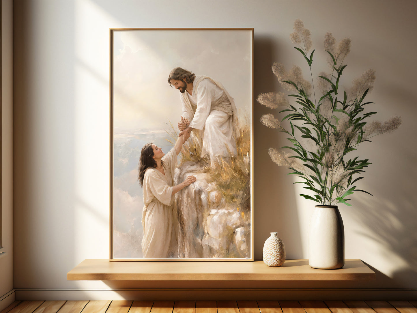 Reaching for Him #2 | Signed Handmade Art Print