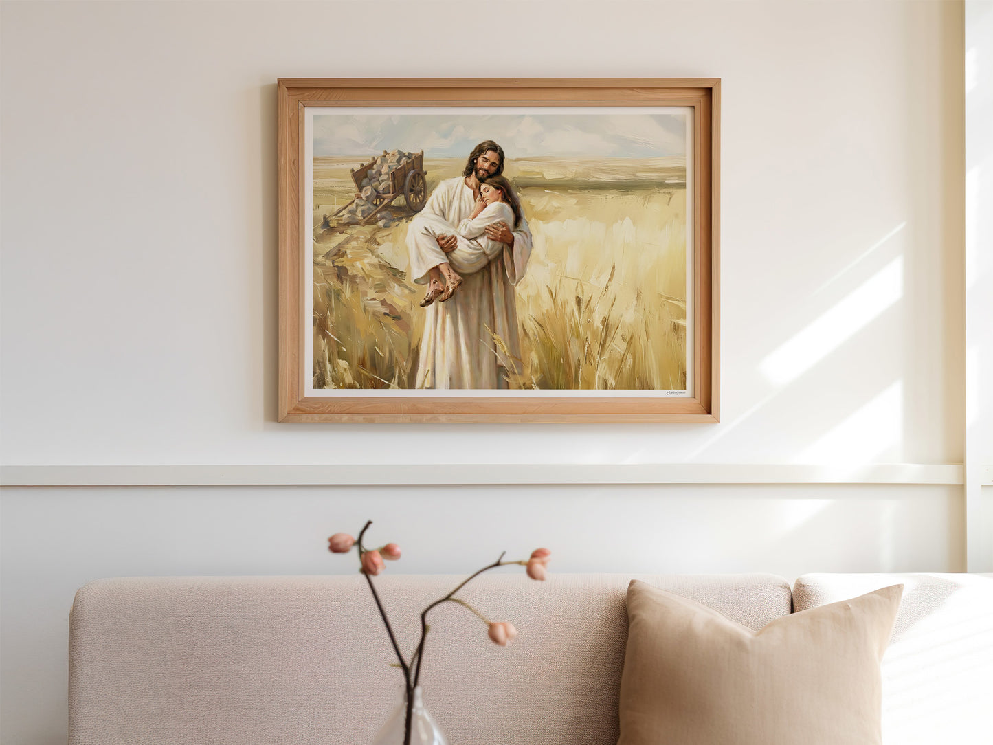 Rest in Him | Signed Handmade Art Print