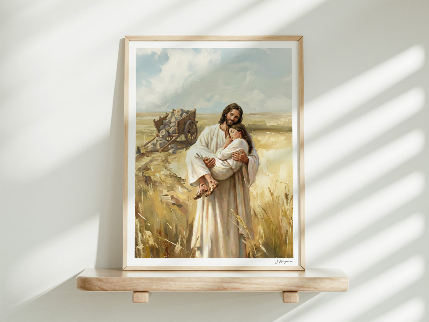 Rest in Him | Signed Handmade Art Print