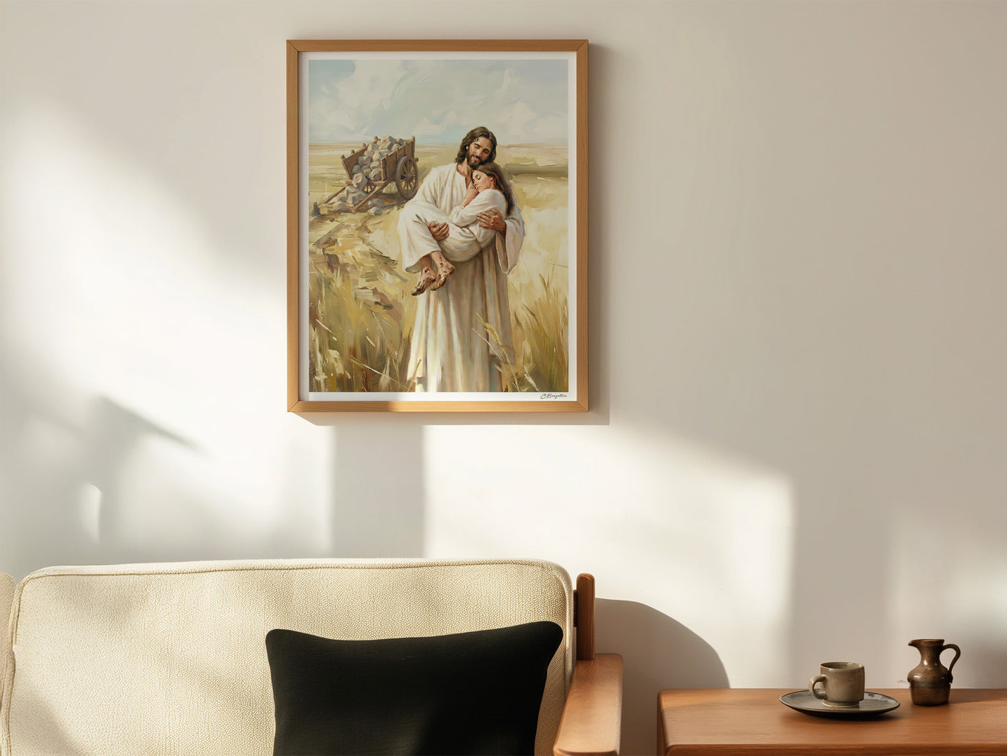 Rest in Him | Signed Handmade Art Print