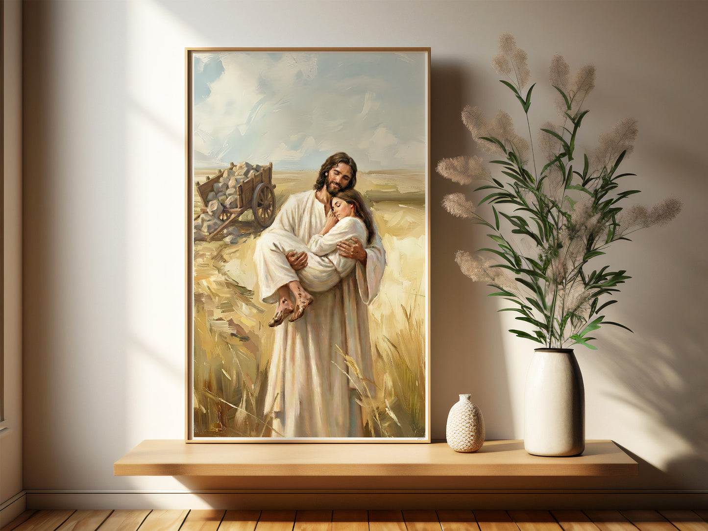 Rest in Him | Signed Handmade Art Print