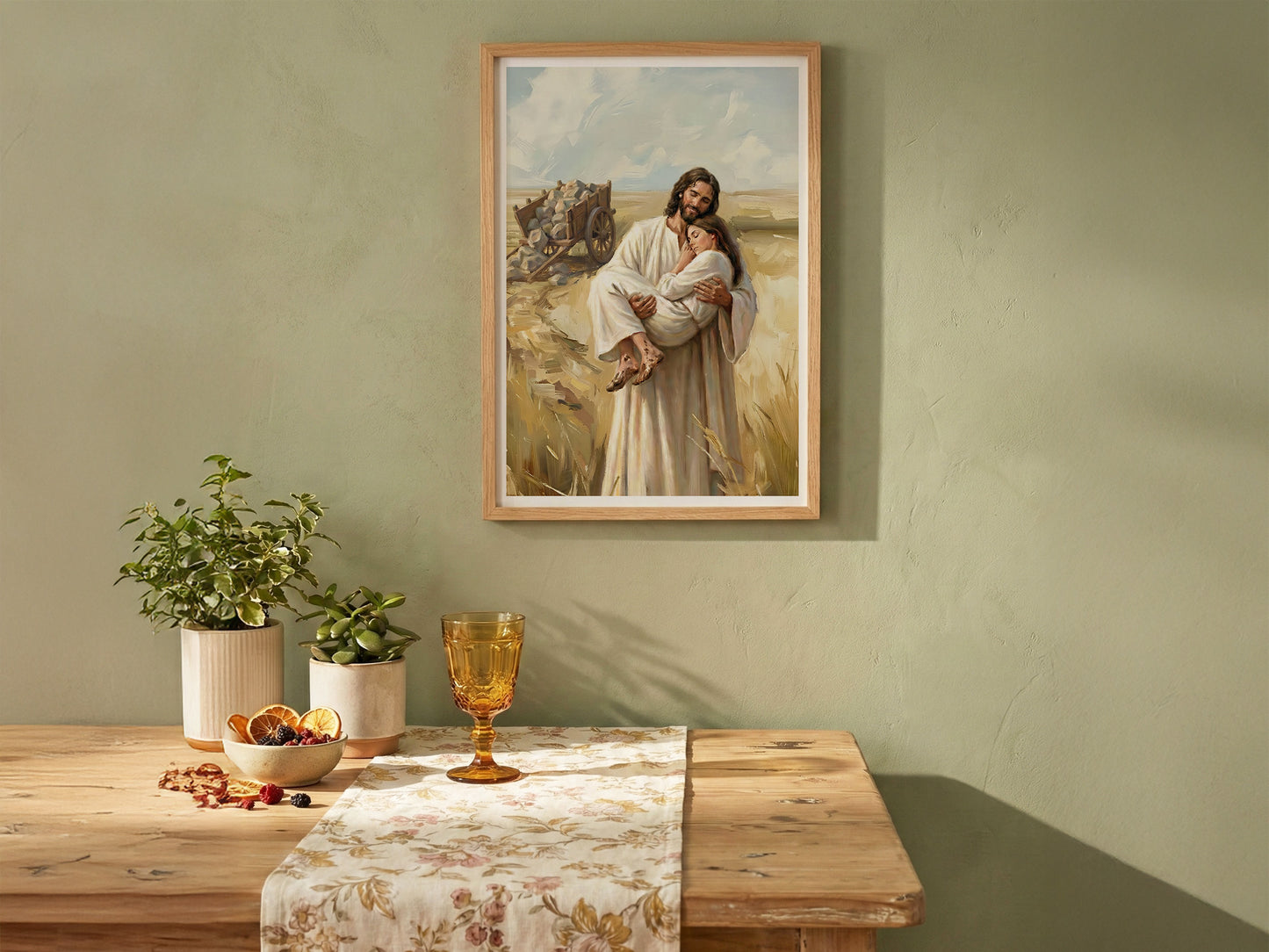 Rest in Him | Signed Handmade Art Print