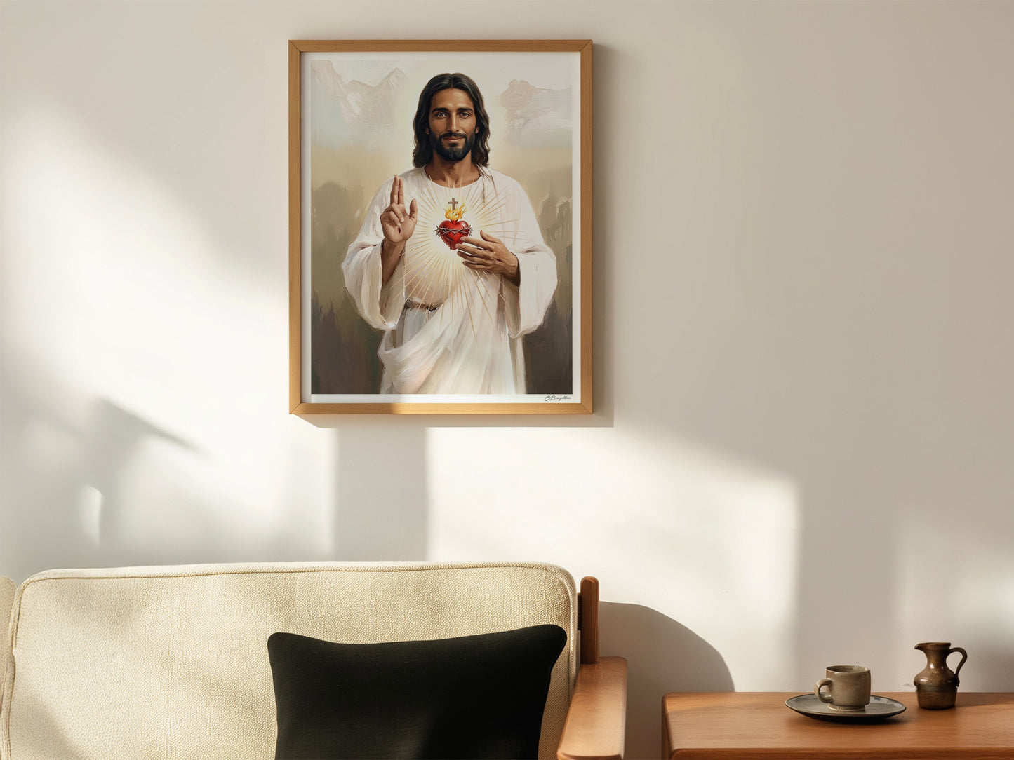 Sacred Heart #2 | Signed Handmade Art Print