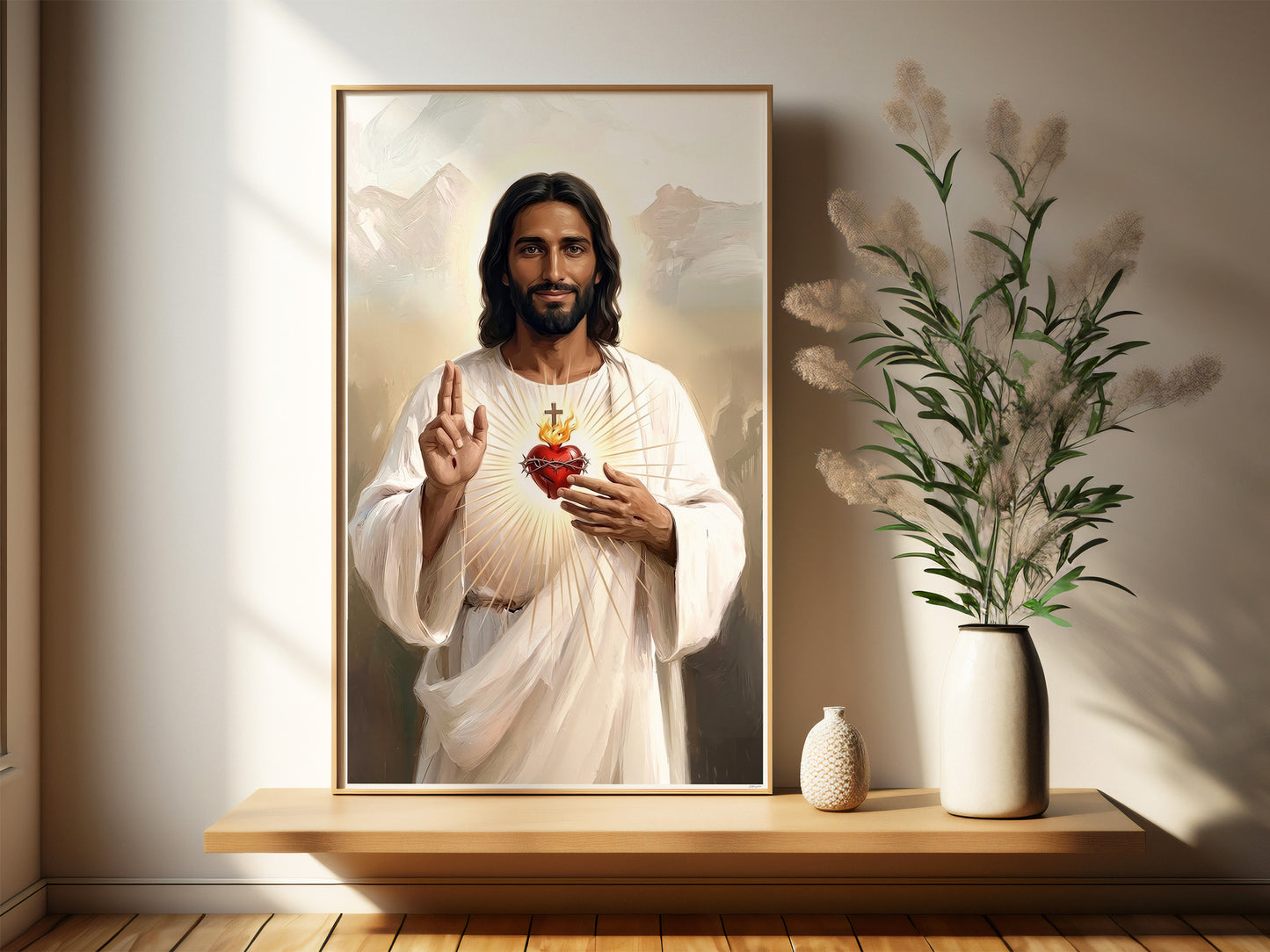 Sacred Heart #2 | Signed Handmade Art Print