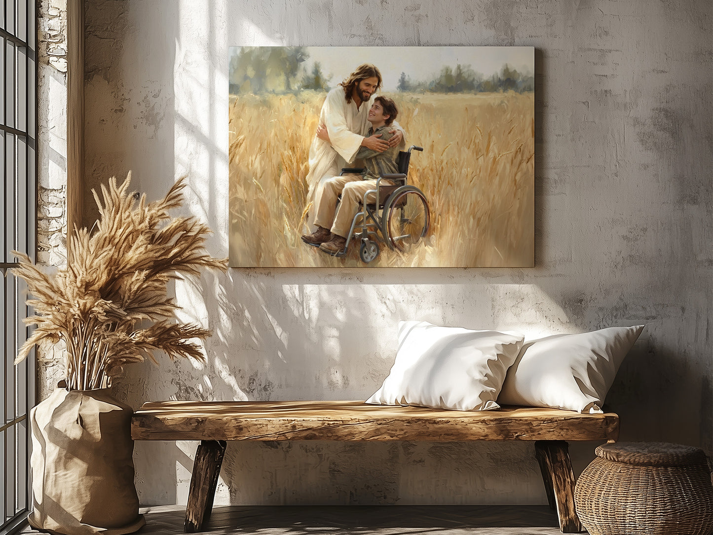 Savior's Embrace | Canvas Artwork