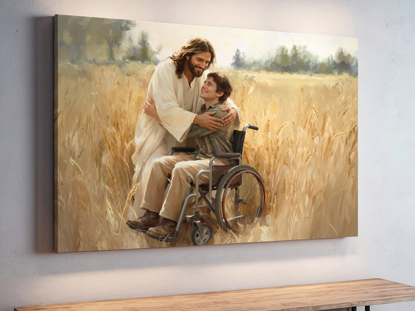 Savior's Embrace | Canvas Artwork