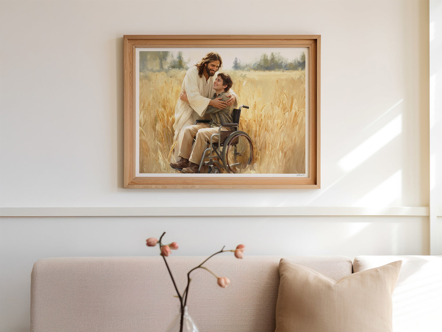 Savior's Embrace | Signed Handmade Art Print