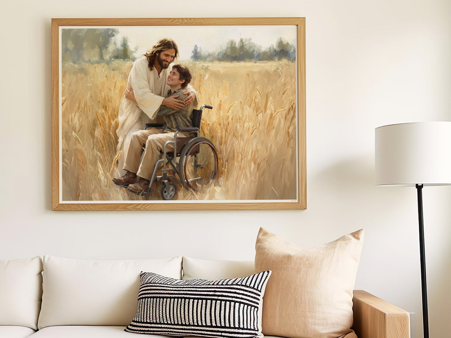 Savior's Embrace | Signed Handmade Art Print