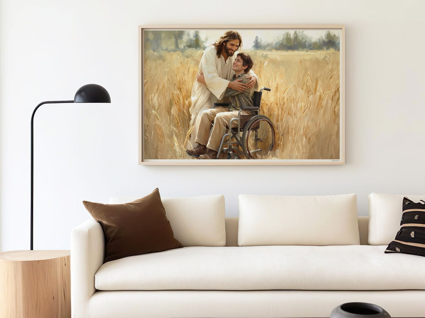 Savior's Embrace | Signed Handmade Art Print