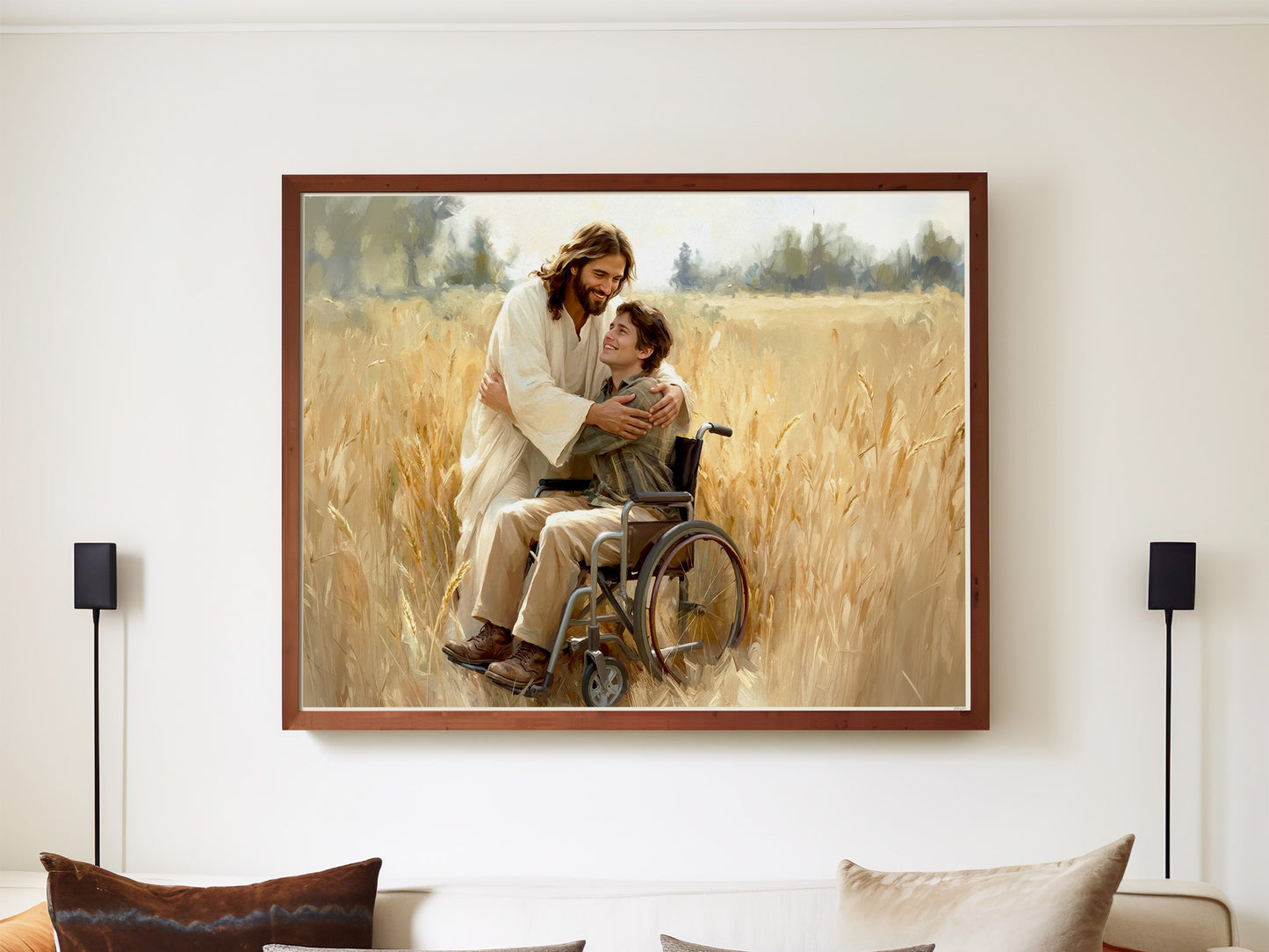 Savior's Embrace | Signed Handmade Art Print