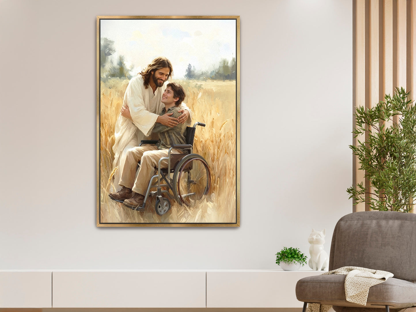 Savior's Embrace | Canvas Artwork