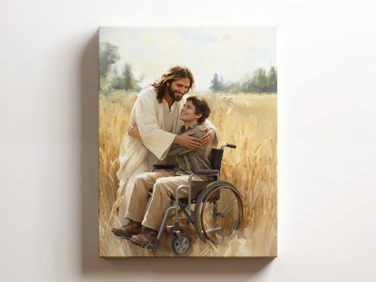 Savior's Embrace | Canvas Artwork