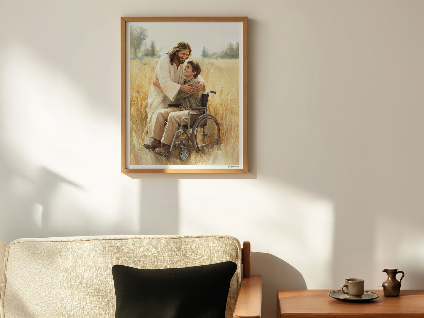 Savior's Embrace | Signed Handmade Art Print