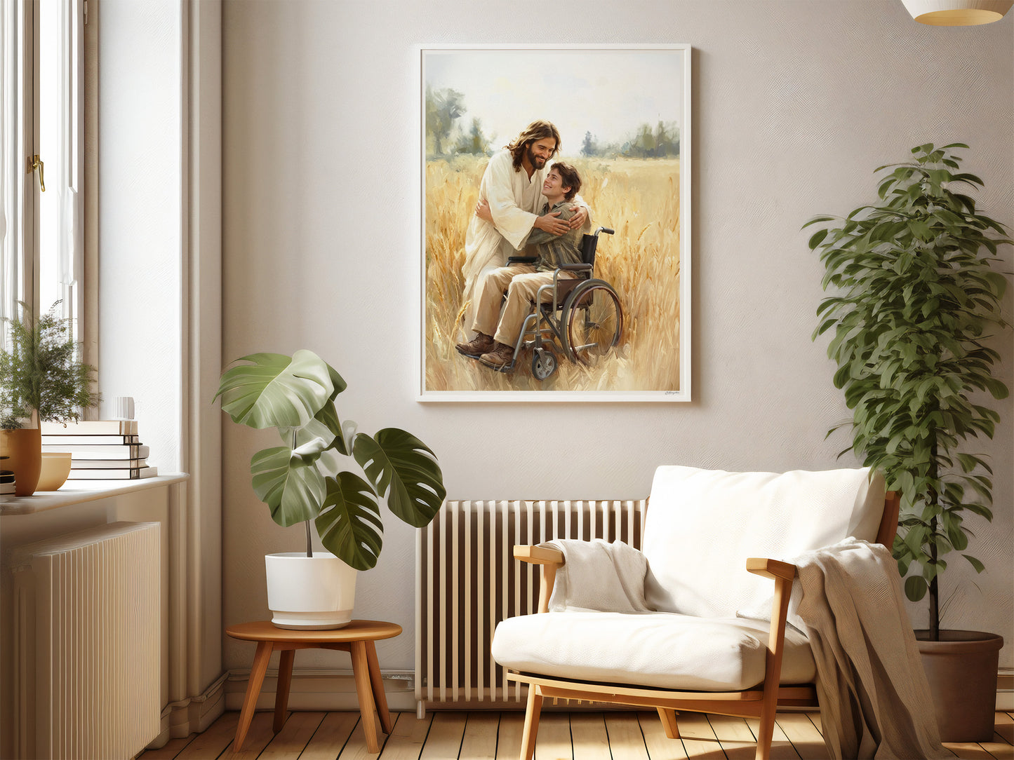 Savior's Embrace | Signed Handmade Art Print