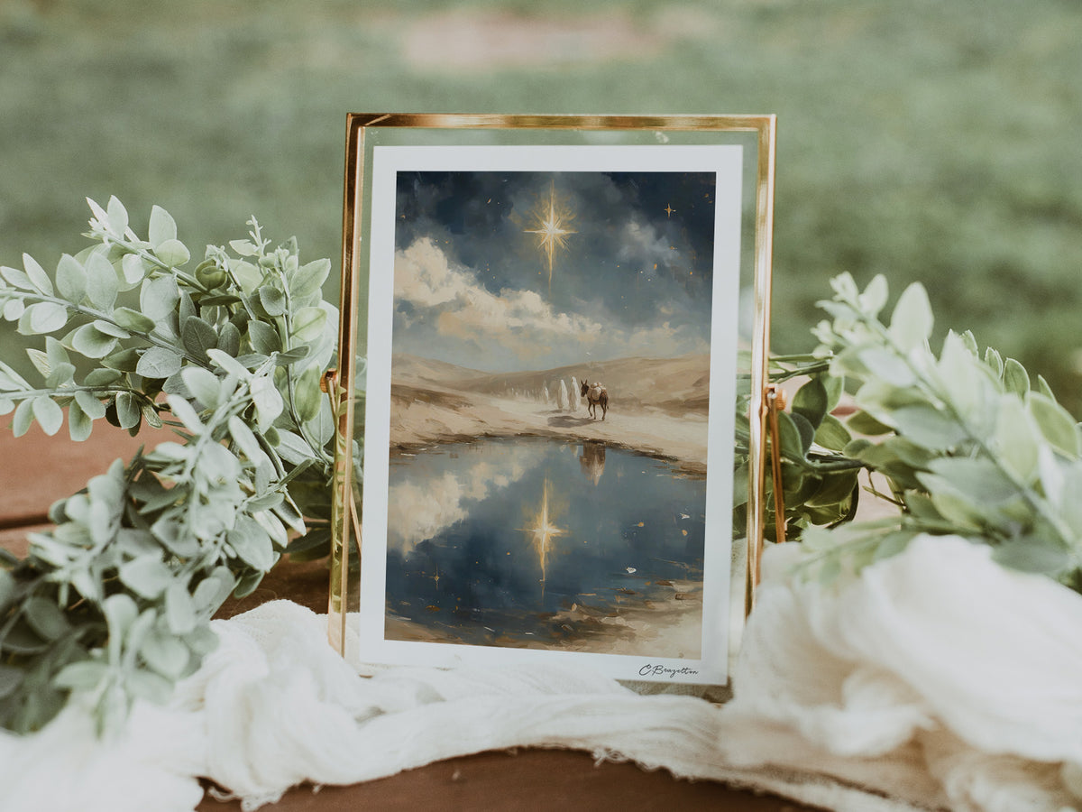 In Thy Light | Signed Handmade Art Print